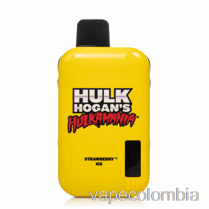 Kit Vape Completo Hulk Hogan Hulkamania 8000 Hielo De Fresa Desechable